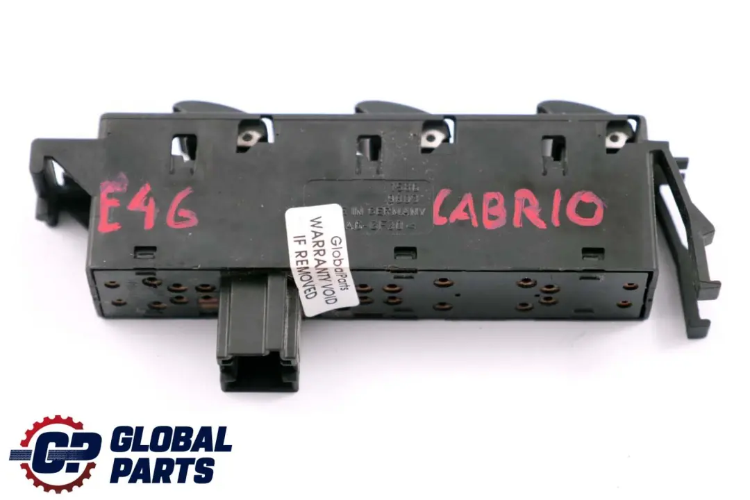 Schalter Fensterheber Fahrerseite für BMW 3 er E46 Cabrio mit Teilenummer 6902183 BMW 3 er E46 Cabrio Schalter Fensterheber Fahrerseite - SKU 6902183 - Teilenummer 6902183