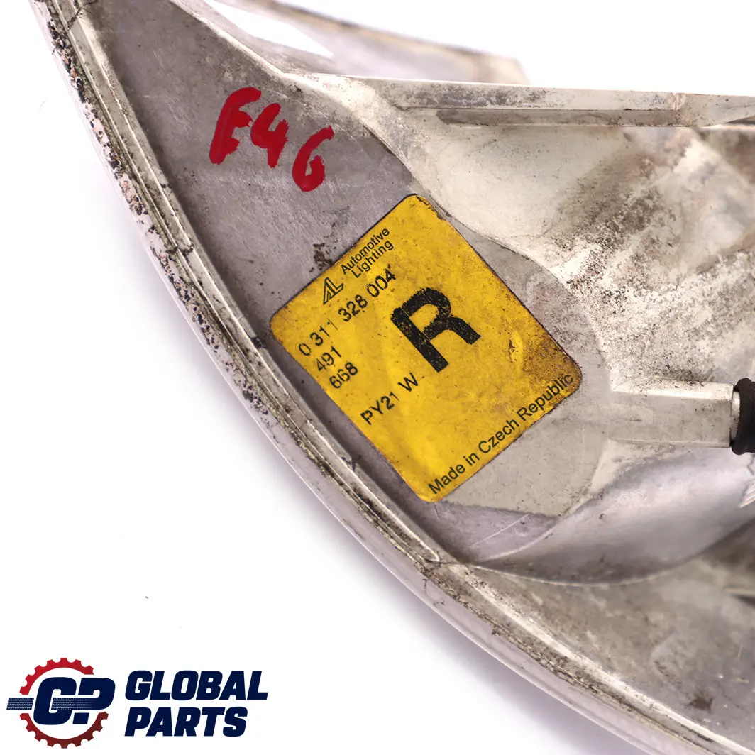 BMW 3 E46 Saloon Touring Front Right Left N/O/S Turn Indicator Lamp White Set - SKU 6902769-1 - Part number 6902769