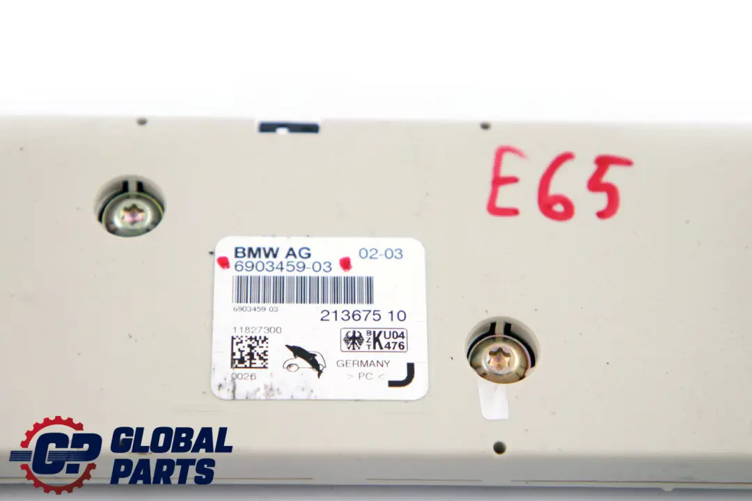 Amplifier Rear Window Antenna Diversity to BMW 7 Series E65 E66 E67 with Part number 6903459 BMW 7 Series E65 E66 E67 Amplifier Rear Window Antenna Diversity - SKU 6903459 - Part number 6903459