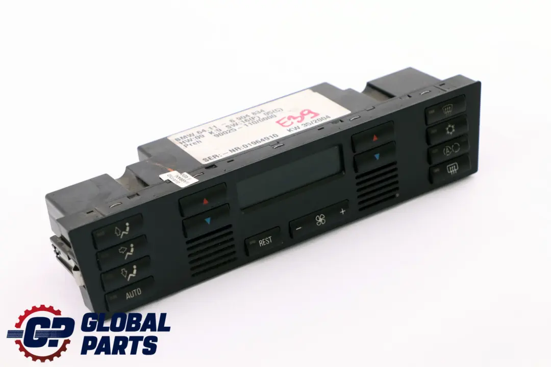 Conditioning Control to BMW 5 Series E39 Automatic Air with Part number 6904834 BMW 5 Series E39 Automatic Air Conditioning Control - SKU 6904834 - Part number 6904834