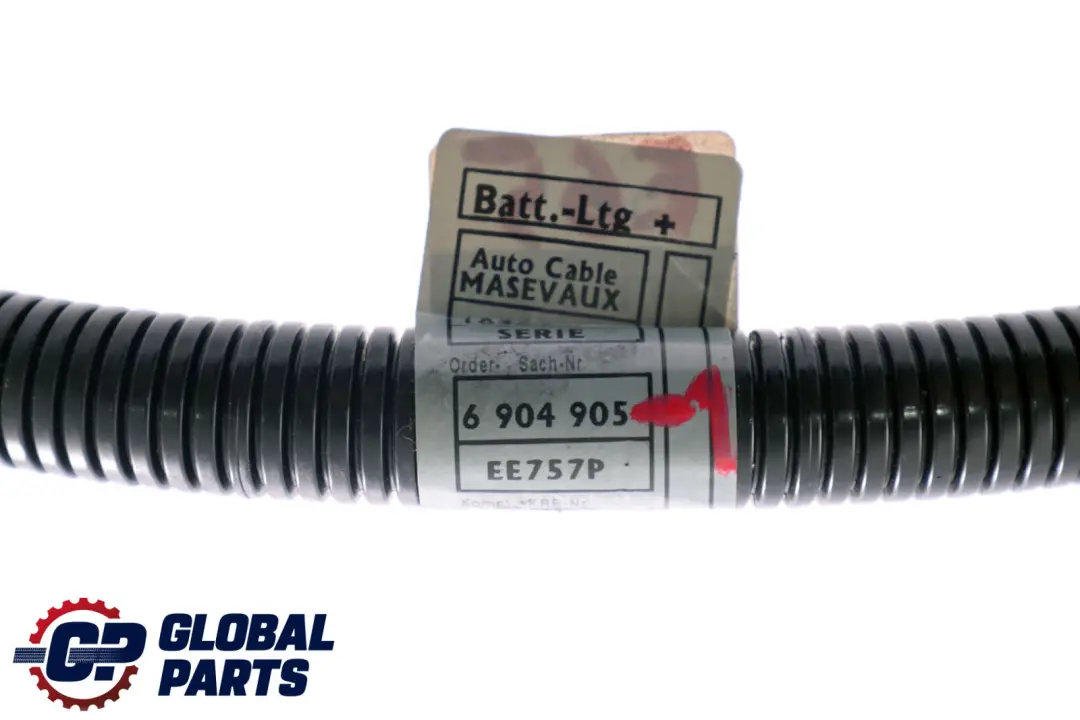 BMW Série 7 1 E65 E66 Câble de Batterie Positif Plus Pôle - SKU 6904905-1 - Numéro de pièce 6904905
