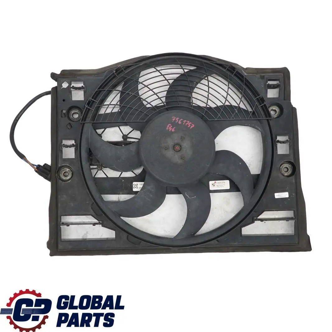Lüfterzarge mit Lüfter Drucklüfter Benzin 6454 für BMW 3 E46 mit Teilenummer 6905076 BMW 3 E46 Lüfterzarge mit Lüfter Drucklüfter Benzin 6454 - SKU 6905076 - Teilenummer 6905076