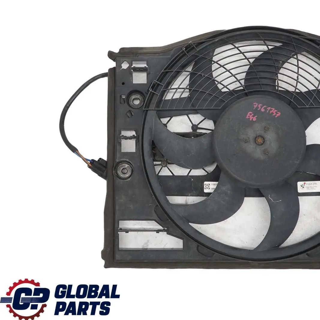 Lüfterzarge mit Lüfter Drucklüfter Benzin 6454 für BMW 3 E46 mit Teilenummer 6905076 BMW 3 E46 Lüfterzarge mit Lüfter Drucklüfter Benzin 6454 - SKU 6905076 - Teilenummer 6905076