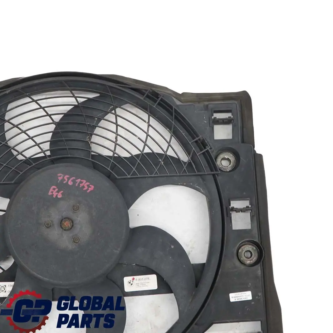 BMW 3 E46 Lüfterzarge mit Lüfter Drucklüfter Benzin 6454 - SKU 6905076 - Teilenummer 6905076
