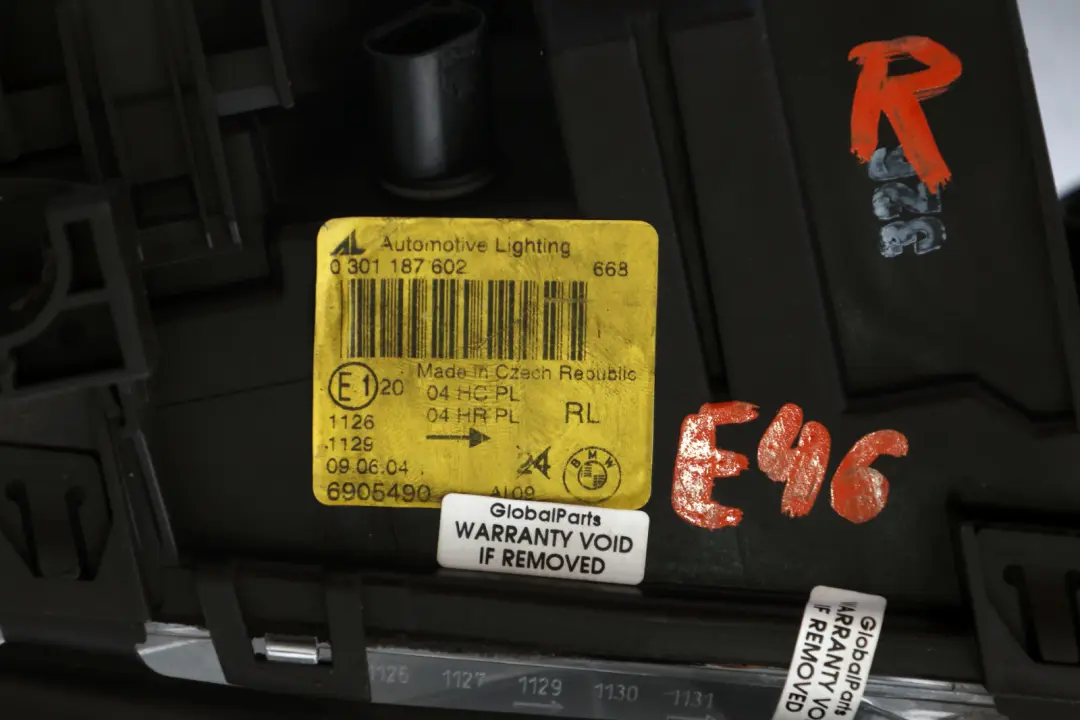 BMW 3 Series E46 Headlight Headlamp Lamp Right O/S - SKU 6905490 - Part number 6905490