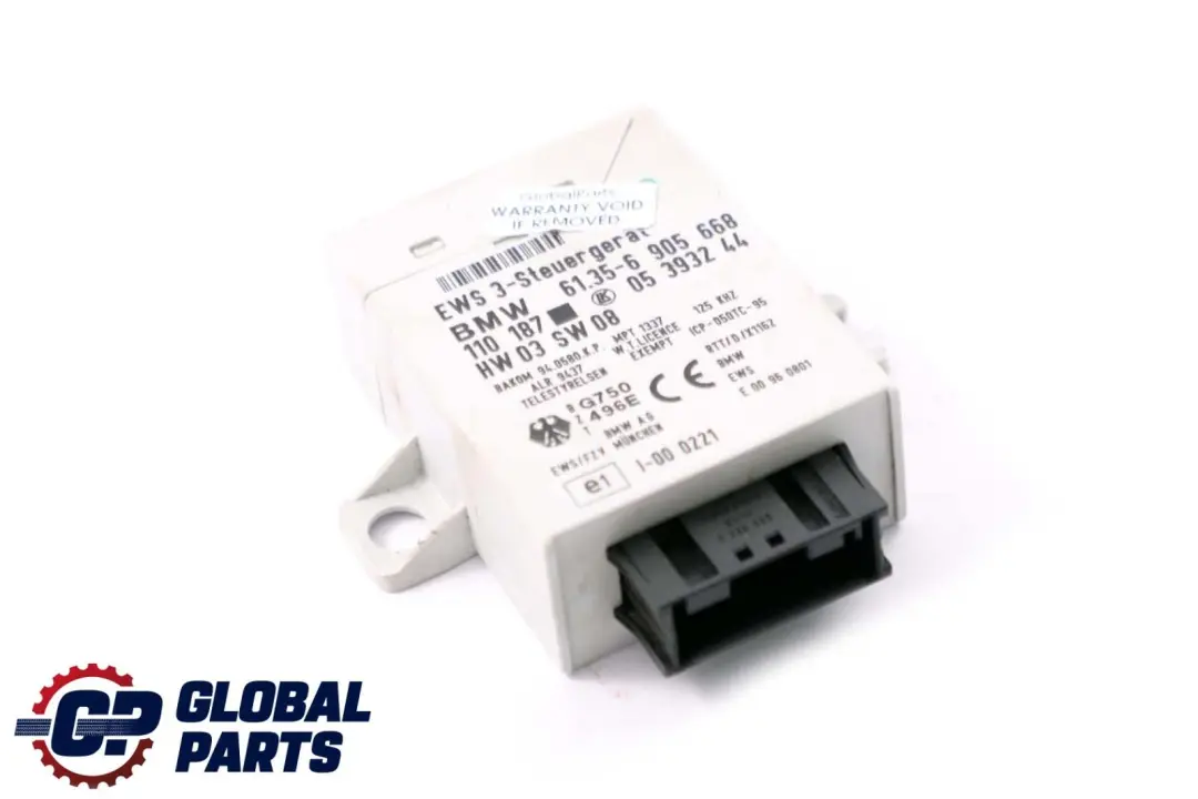 BMW X3 X5 E39 E46 E53 E83 Mini R50 R52 Steuergerät Steuergerät EWS3 - SKU 6905668 - Teilenummer 6905668
