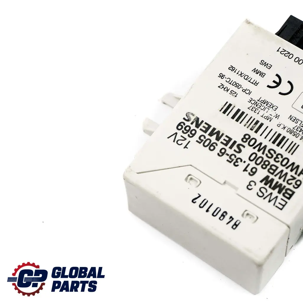 BMW 3 5 7 X3 X5 er E38 E39 E46 E53 E85 E83 Mini R50 Steuergerät EWS3 - SKU 6905669 - Teilenummer 6905669
