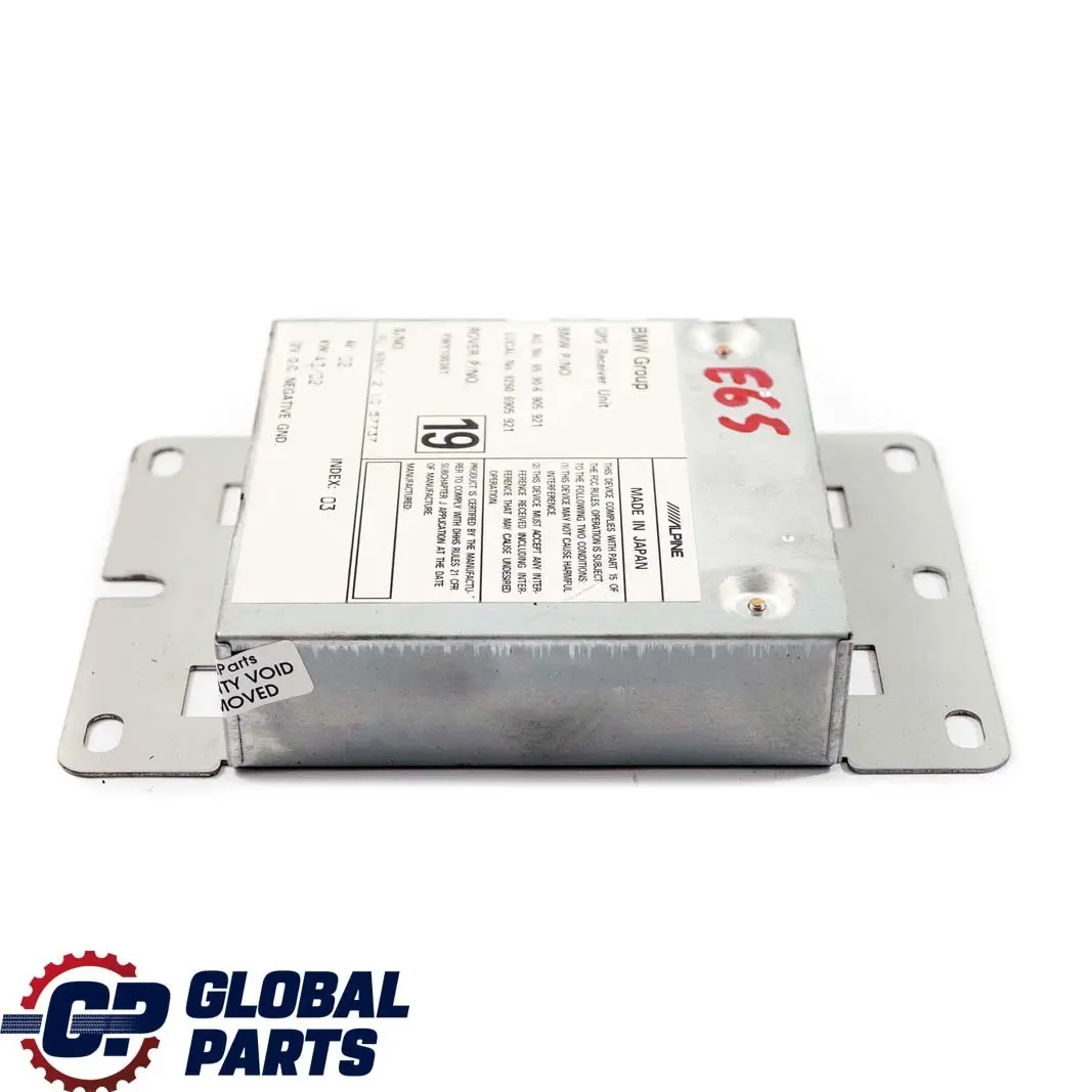 GPS Empfänger Steuergerät Modul Japan für BMW 3 5 7 X5 E39 E46 E53 E65 mit Teilenummer 6905921 BMW 3 5 7 X5 E39 E46 E53 E65 GPS Empfänger Steuergerät Modul Japan - SKU 6905921 - Teilenummer 6905921