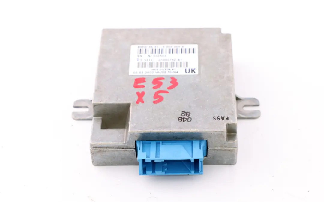 Steuergerät Spracheingabesystem 8441 für BMW 3 5 X5 er E39 E46 E53 mit Teilenummer 6905969 BMW 3 5 X5 er E39 E46 E53 Steuergerät Spracheingabesystem 8441 - SKU 6905969 - Teilenummer 6905969