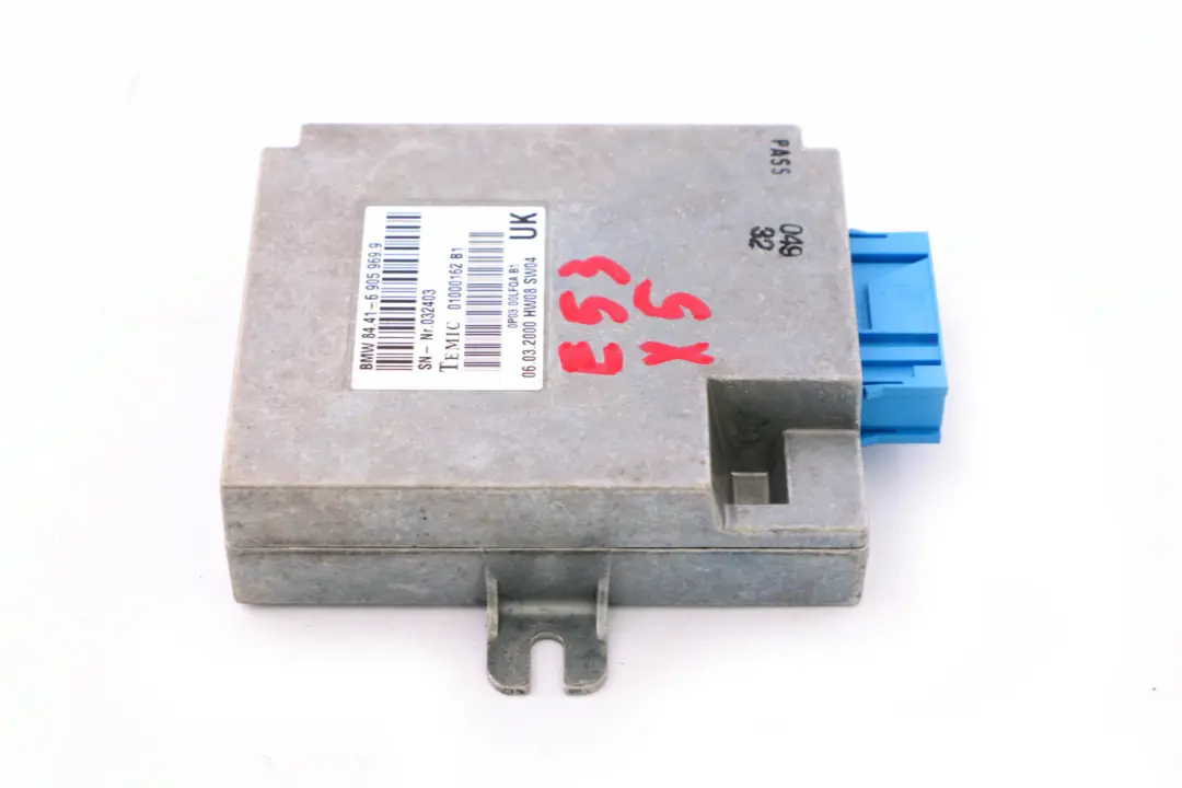 Control Unit Voice Input System Module to BMW 3 5 X5 Series E39 E46 E53 with Part number 6905969 BMW 3 5 X5 Series E39 E46 E53 Control Unit Voice Input System Module - SKU 6905969 - Part number 6905969