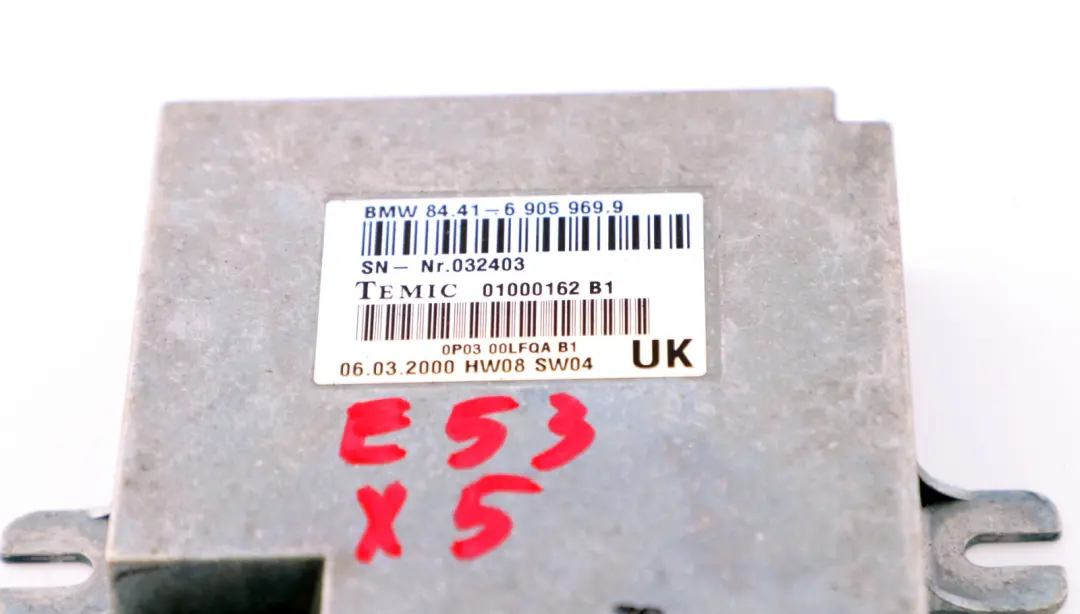 Control Unit Voice Input System Module to BMW 3 5 X5 Series E39 E46 E53 with Part number 6905969 BMW 3 5 X5 Series E39 E46 E53 Control Unit Voice Input System Module - SKU 6905969 - Part number 6905969