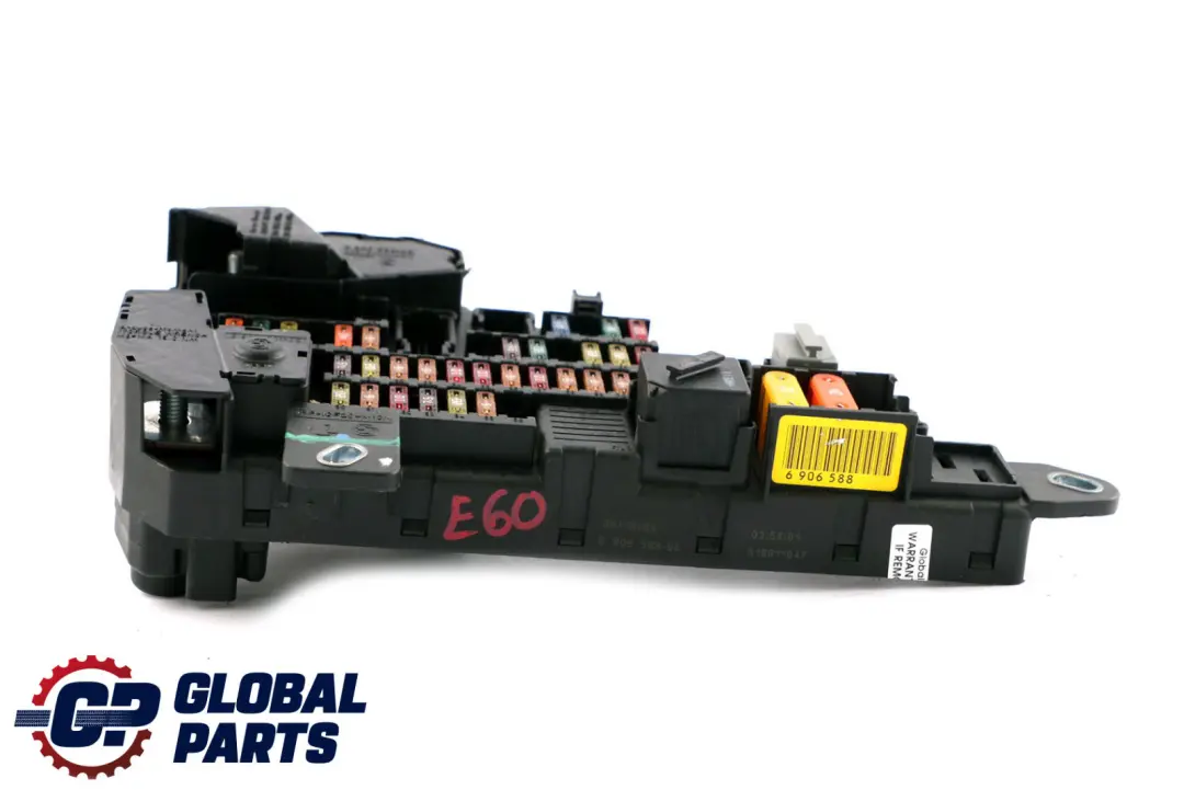 BMW E60 E63 Scatola Dei Fusibili Distribuzione Alimentazione Posteriore - SKU 6906588 - Numero di parte 6906588