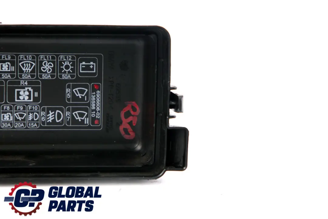 Fuse Box Electrical Unit Cover Cap Black to Mini Cooper One R50 R52 R53 with Part number 6906606 Mini Cooper One R50 R52 R53 Fuse Box Electrical Unit Cover Cap Black - SKU 6906606 - Part number 6906606