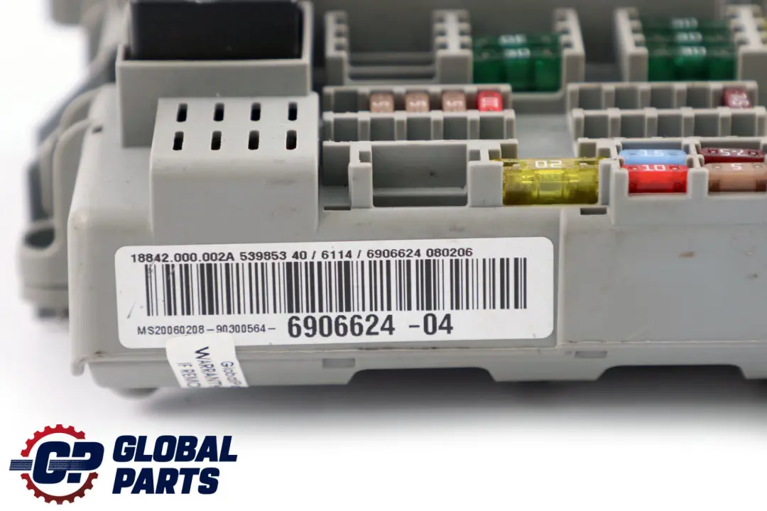 BMW E87 E90 E91 Caja Fusibles Distribucion Energia parte Delantera 690662 - SKU 6906624 - Número de pieza 6906624