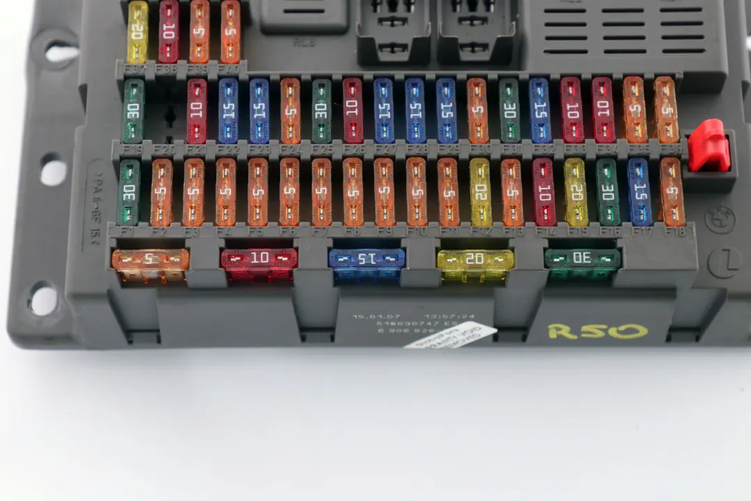 Caja De Fusibles Mini R50 R52 R53, Caja De Distribución De Energía para con número de pieza 6906626 Caja De Fusibles Mini R50 R52 R53, Caja De Distribución De Energía - SKU 6906626 - Número de pieza 6906626