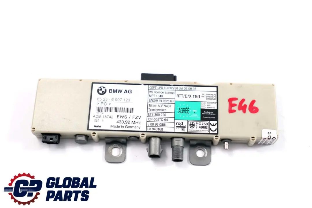 Wzmacniacz Sygnału Anteny Radia 433MHZ do BMW E46 o numerze 6907123 BMW E46 Wzmacniacz Sygnału Anteny Radia 433MHZ - SKU 6907123 - Numer Części 6907123