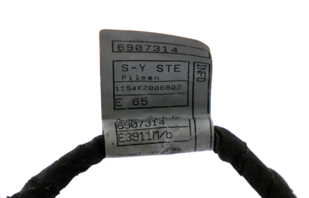 BMW E65 Pompa Trasmissione Dinamica Cablaggio Blocco Valvola ARS - SKU 6907314 - Numero di parte 6907314