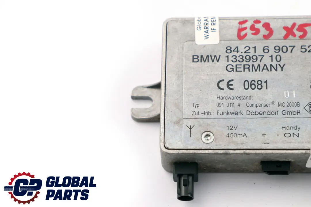 BMW X5 E39 E53 Leitungskompensator Dualband H?ndefrei Telefono - SKU 6907520 - Numero di parte 6907520