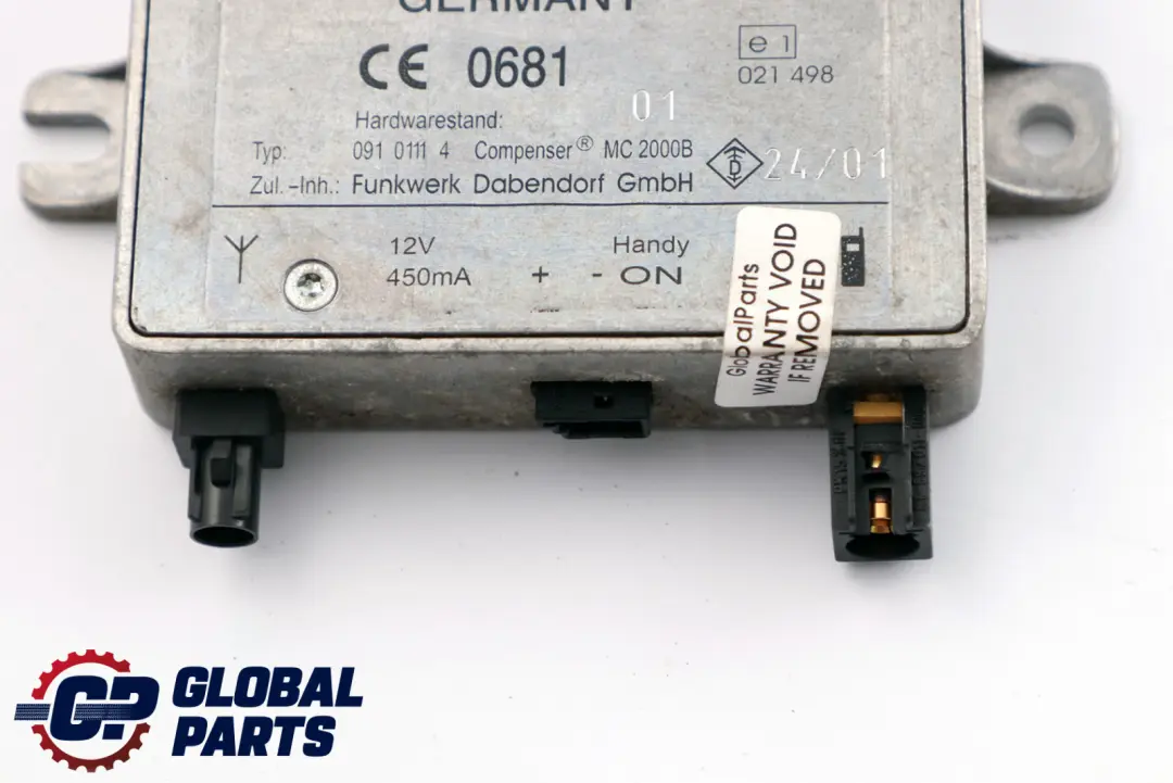 BMW 5 X5 E39 E53 Leitungskompensator Dualband Handefrei Telephone - SKU 6907520 - Numéro de pièce 6907520