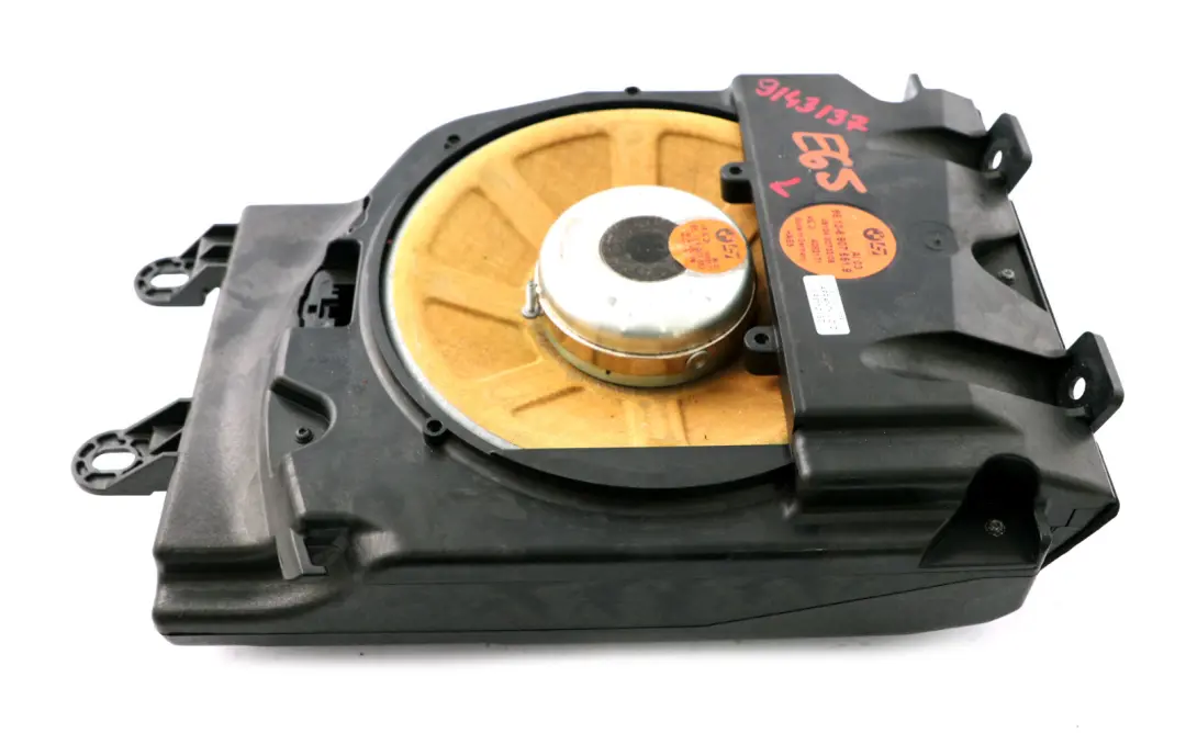 BMW 7 Series E65 E66 E67 Central Bass Speaker Left N/S Logic 7 - SKU 6907651 - Part number 9143137