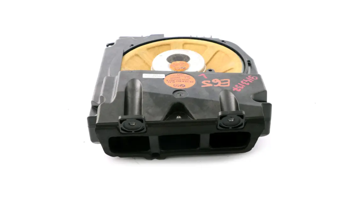 BMW 7 Series E65 E66 E67 Central Bass Speaker Left N/S Logic 7 - SKU 6907651 - Part number 9143137