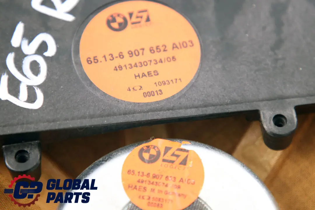 Central Bass Speaker Right O/S Logic 7 to BMW 7 Series E65 E66 E67 with Part number 6907652 BMW 7 Series E65 E66 E67 Central Bass Speaker Right O/S Logic 7 - SKU 6907652 - Part number 6907652