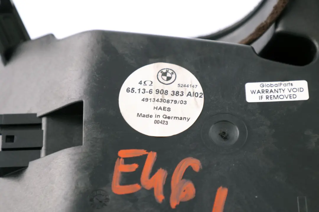 BMW 3 Series Compact E46 Speaker Loudspeaker Box Stereo Left N/S - SKU 6908383 - Part number 6908383