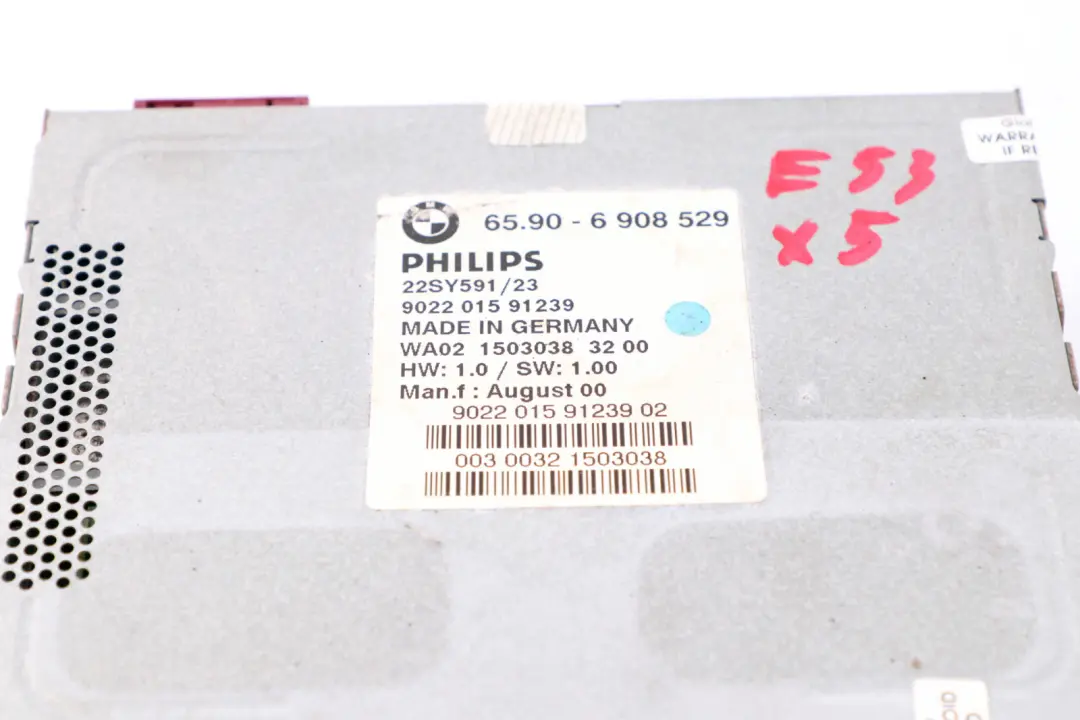 Navigazione GPS Sistema Computer per BMW X5 E38 E39 E46 E53 con numero di parte 6908529 BMW X5 E38 E39 E46 E53 Navigazione GPS Sistema Computer - SKU 6908529 - Numero di parte 6908529