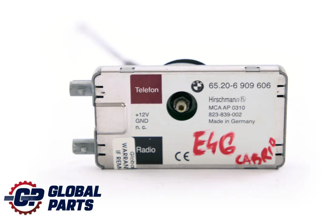 BMW 3 Series E46 Cabrio Aerial Base Roof Antenna Rod - SKU 6909606 - Part number 6909606