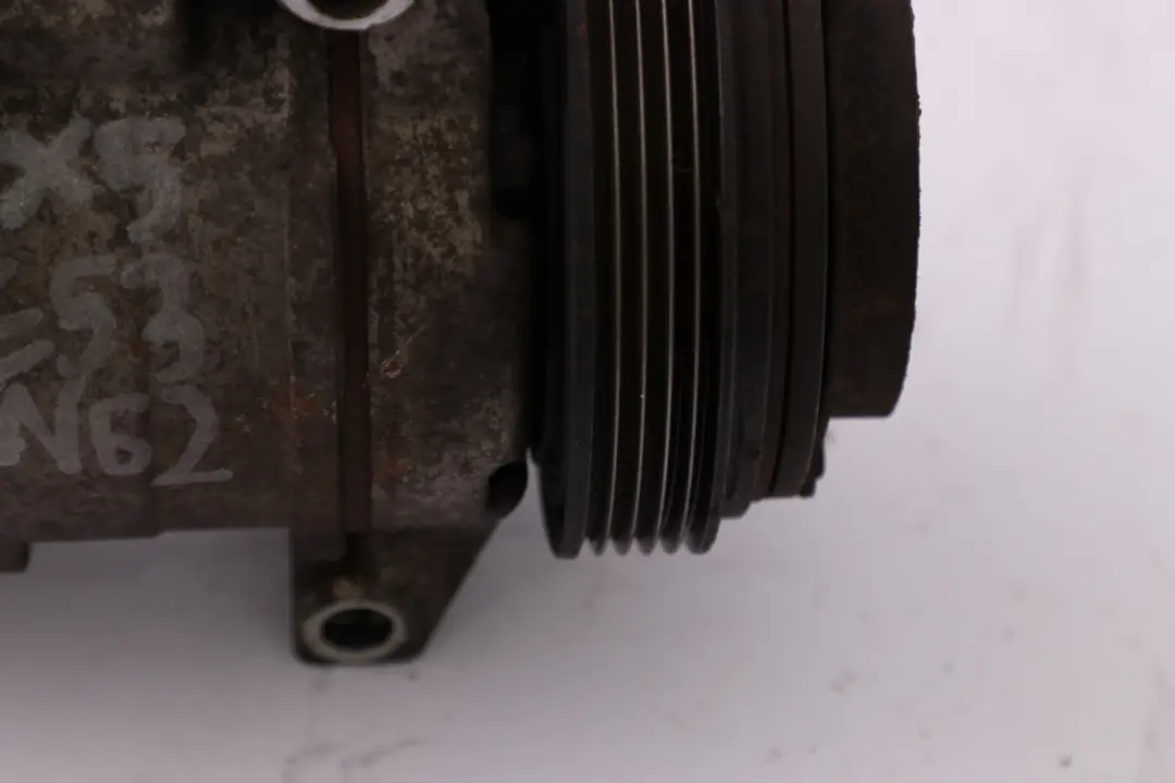 4.4i 4.6is M62 A/C Air Conditioning Compressor Pump to BMW X5 Series E53 with Part number 6909628 BMW X5 Series E53 4.4i 4.6is M62 A/C Air Conditioning Compressor Pump - SKU 6909628 - Part number 6909628