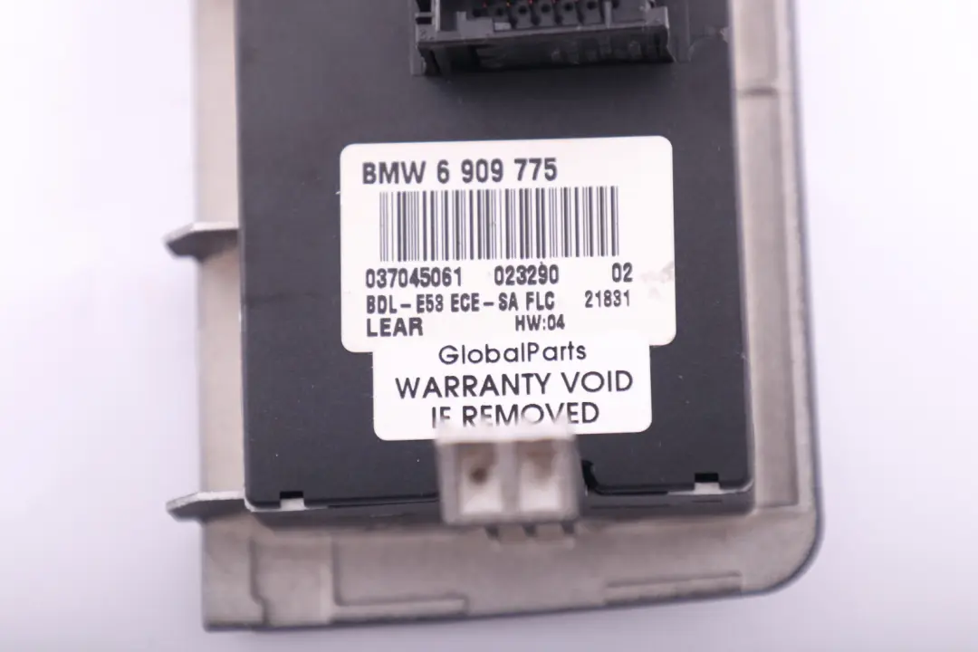 BMW X5 E53 Headlight Fog Light Control Element Lamp Switch Panel - SKU 6909775 - Part number 61316909775