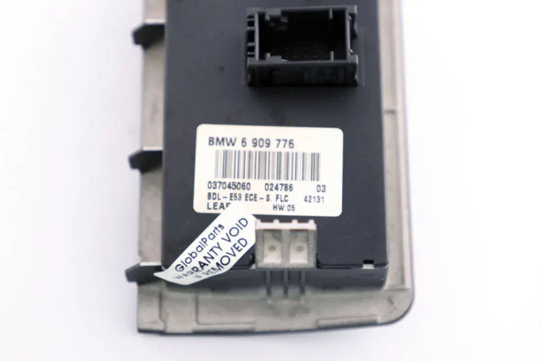 Control Element Light Switch to BMW X5 Series E53 with Part number 6909776 BMW X5 Series E53 Control Element Light Switch - SKU 6909776 - Part number 6909776