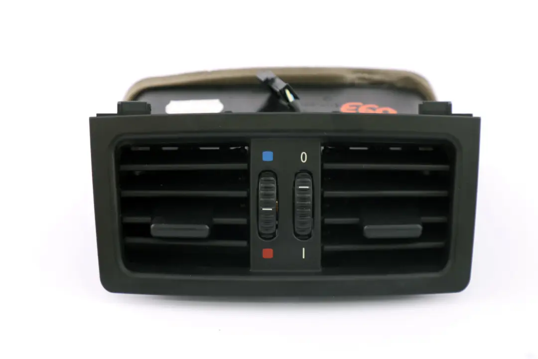 BMW E60 E61 Trasera Consola Central Rejilla De ventilacion De aire fresco Negro - SKU 6910735 - Número de pieza 6910735