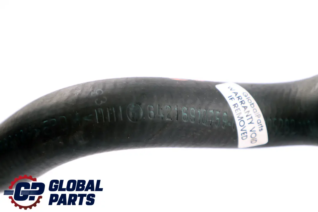 BMW 5 Series E60 E61 Hose for radiator and engine return PETROL M54 - SKU 6910759 - Part number 6910759