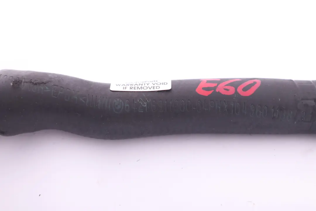 BMW 5 6 E60 E61 E63 E64 Tuyau Zusatzwasserpumpe-Wasserventil - SKU 6911000 - Numéro de pièce 6911000