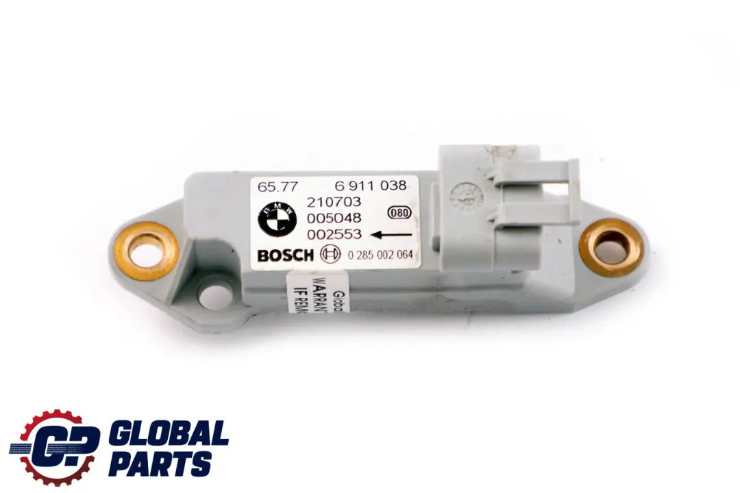 Airbag Sensor De Impacto Lateral Bosch para BMW E46 E53 con número de pieza 6911038 BMW E46 E53 Airbag Sensor De Impacto Lateral Bosch - SKU 6911038 - Número de pieza 6911038