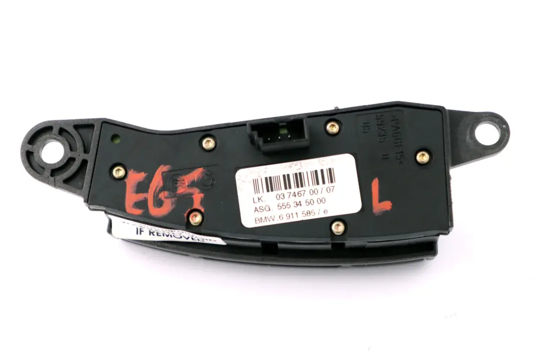 Reihe E65 E66 Schalter MFL links 6131 für BMW 7 mit Teilenummer 6911585 BMW 7 Reihe E65 E66 Schalter MFL links 6131 - SKU 6911585 - Teilenummer 6911585