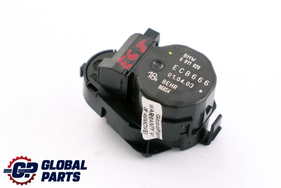 Stellantrieb Kaltluftkanal Rechts für BMW 7 er E65 E66 E67 mit Teilenummer 6911920 BMW 7 er E65 E66 E67 Stellantrieb Kaltluftkanal Rechts - SKU 6911920 - Teilenummer 6911920