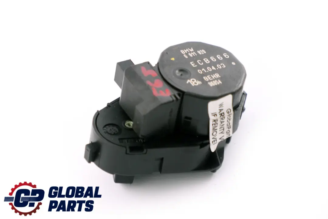 BMW 7 Series E65 E66 E67 Heater Actuator Right Compartment Flap O/S - SKU 6911920 - Part number 6911920