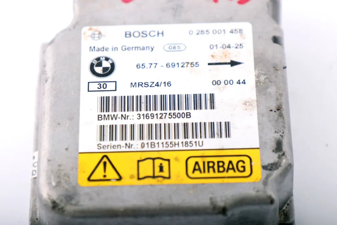 Unidad de control de aire lateral ECU Module 6962530 para BMW E46 E53 con número de pieza 6912755 BMW E46 E53 Unidad de control de aire lateral ECU Module 6962530 - SKU 6912755 - Número de pieza 6912755