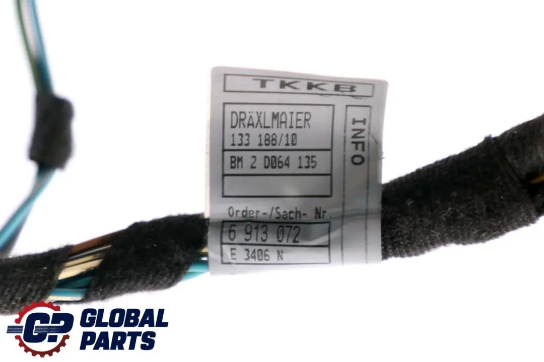 Conductor Puerta Cableado Loom Juego De cables 6913072 para BMW E46 con número de pieza 6913074 BMW E46 Conductor Puerta Cableado Loom Juego De cables 6913072 - SKU 6913074 - Número de pieza 6913074