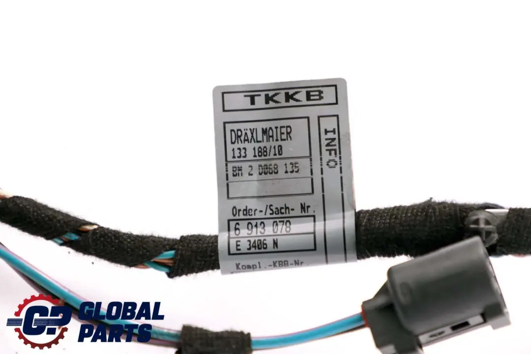 Puerta Delantera Del Pasajero Cableado Mazo 6913078 para BMW E46 con número de pieza 6913080 BMW E46 Puerta Delantera Del Pasajero Cableado Mazo 6913078 - SKU 6913080 - Número de pieza 6913080