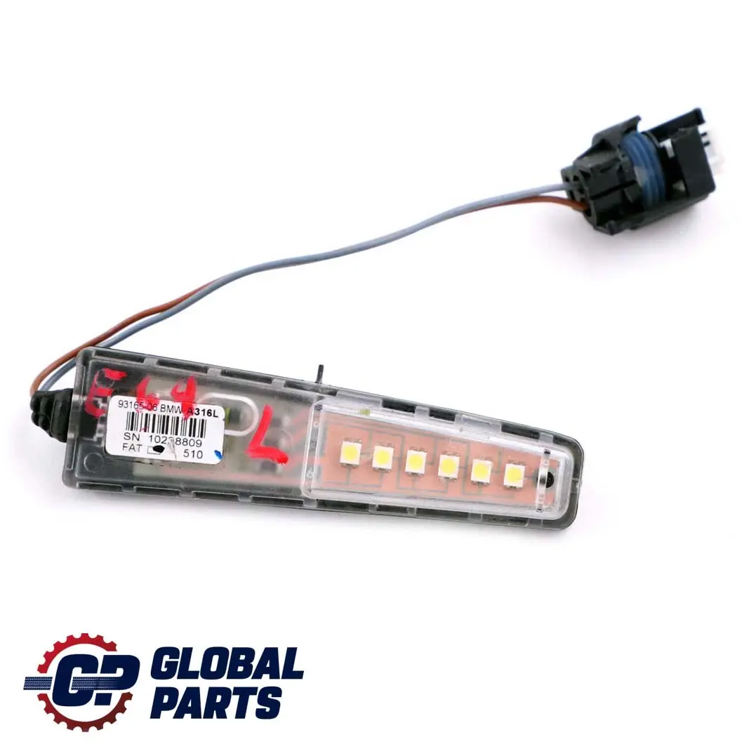 BMW E60 E61 E63 E64 Lampa Lusterka Zewnętrznego Lewa - SKU 6913277 - Numer Części 6913277