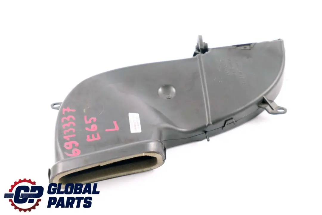 BMW E65 E66 Conducto de Aire Filtrado Rejilla Aire Fresco Izquierda - SKU 6913337 - Número de pieza 6913323