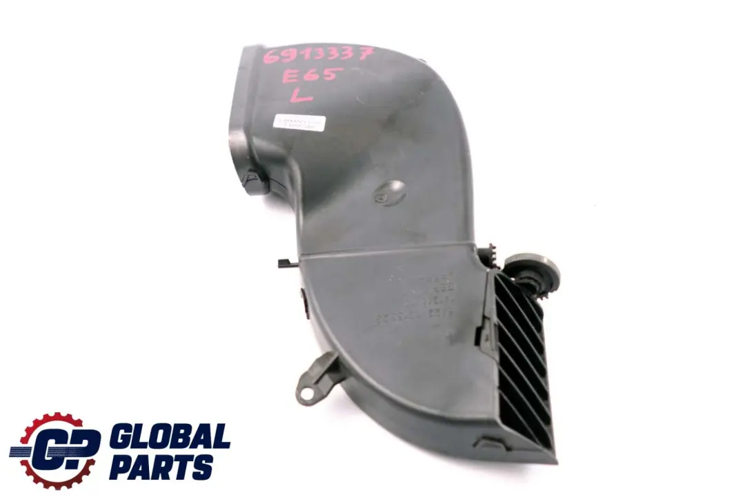 BMW 7 E65 E66 E67 Conduit D'Air Ventilation Guidage De L'Air a Gauche - SKU 6913337 - Numéro de pièce 6913323