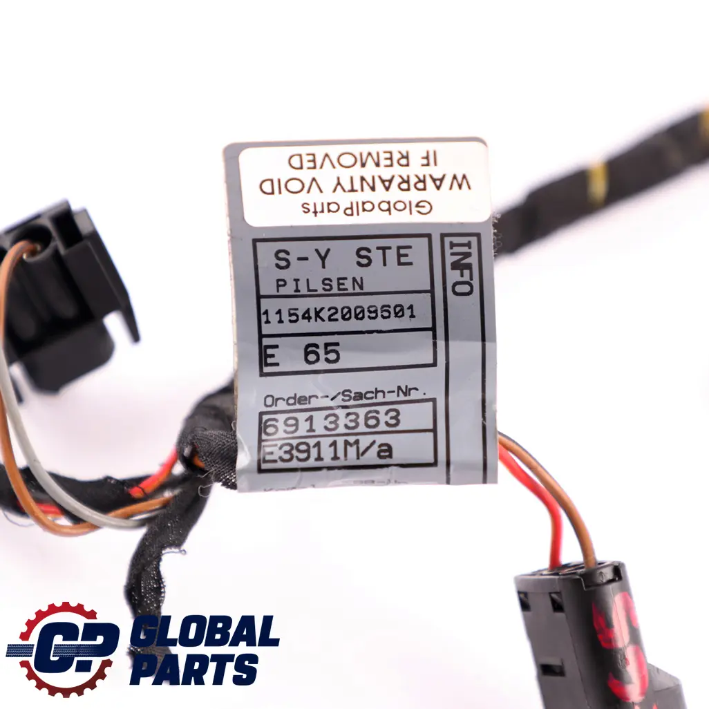 BMW E65 Boîte à Gants Boîte à Gants Rangement Tableau de Bord Câblage - SKU 6913363 - Numéro de pièce 6913363