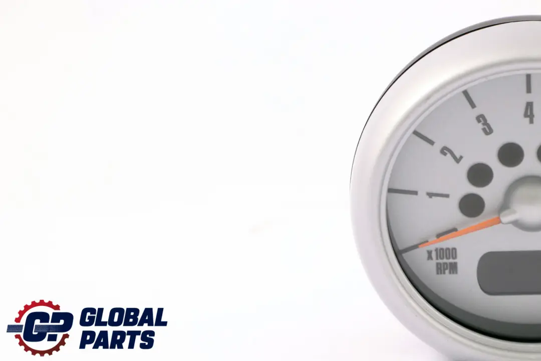 Tachometer Gauge Revolution Counter Silver to Mini Cooper R50 R53 with Part number 6924924 Mini Cooper R50 R53 Tachometer Gauge Revolution Counter Silver - SKU 6913667 - Part number 6924924