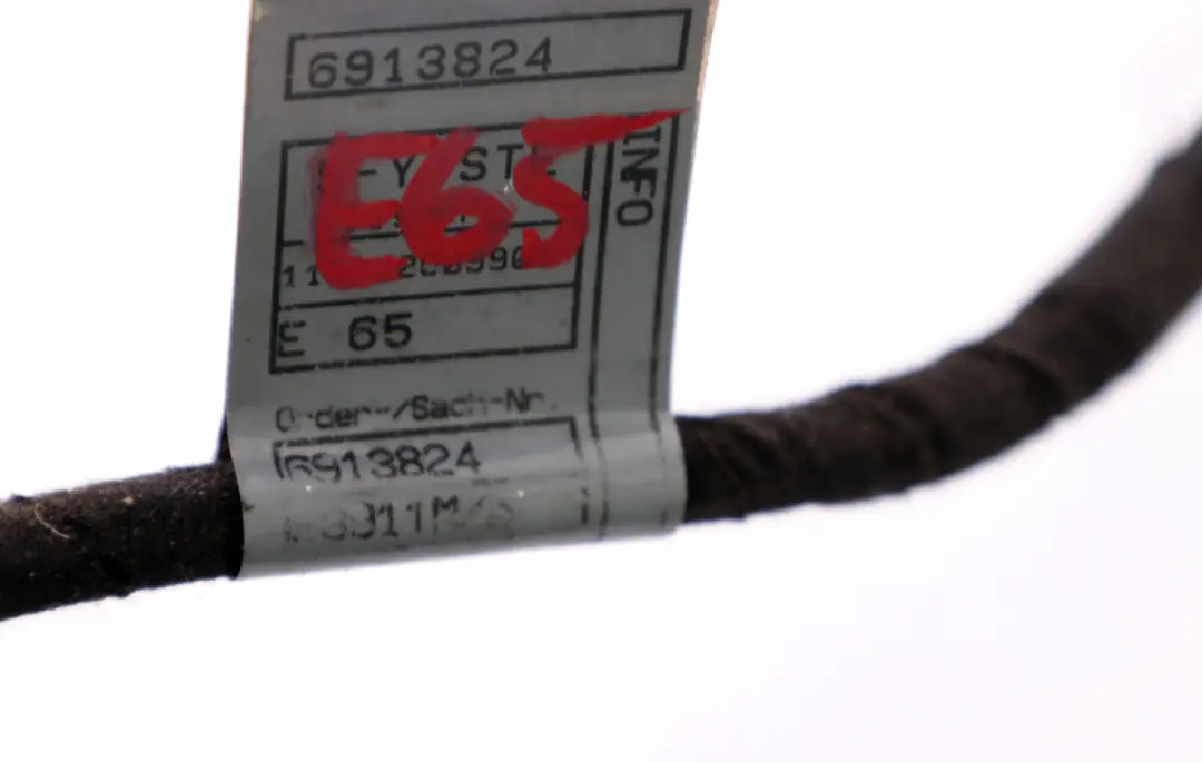 Front Bumper PDC Loom Cables Wiring Set to BMW 7 Series E65 E66 with Part number 6913826 BMW 7 Series E65 E66 Front Bumper PDC Loom Cables Wiring Set - SKU 6913824 - Part number 6913826