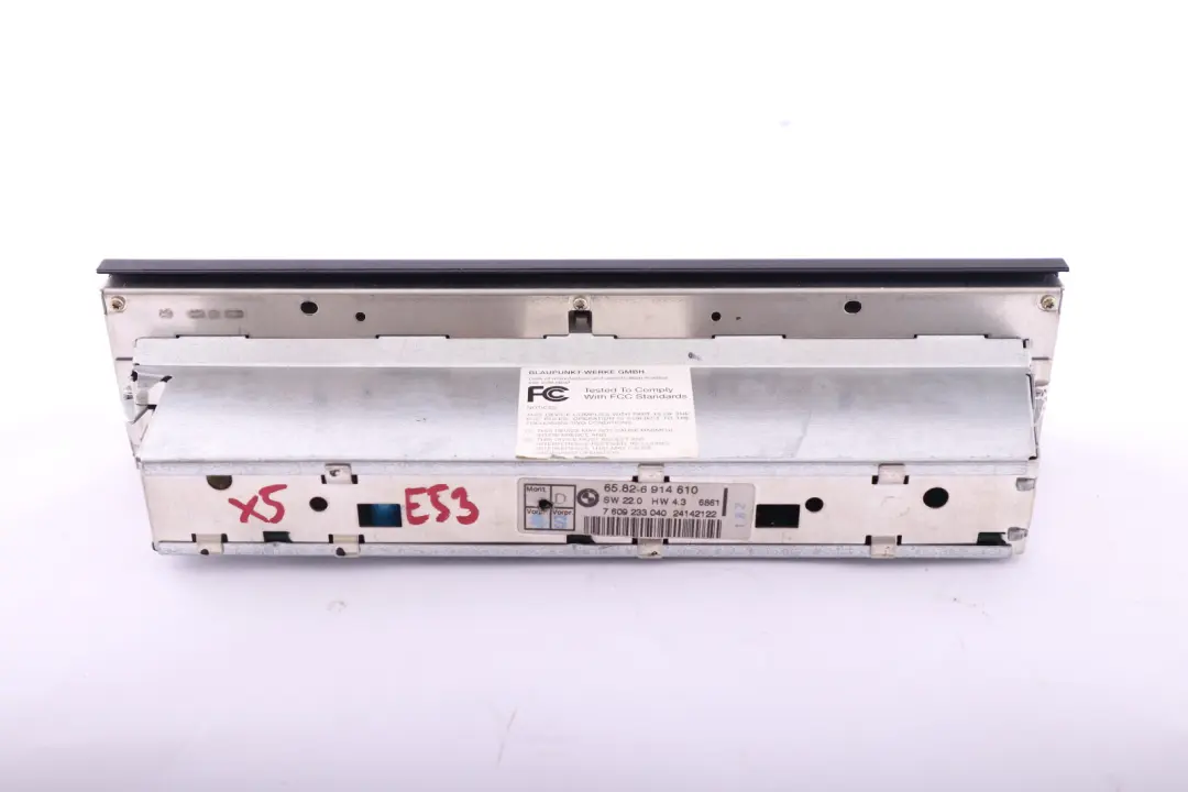 BMW X5 Series E53 Multi Information Display Tuner Radio Control Panel - SKU 6914610 - Part number 6914610