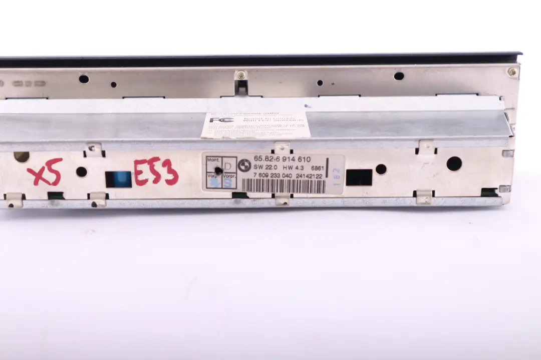 BMW X5 Series E53 Multi Information Display Tuner Radio Control Panel - SKU 6914610 - Part number 6914610